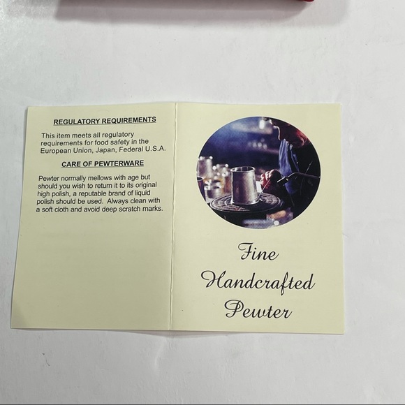 Supreme Silver English Pewter Mini Flask - Picture 6 of 13